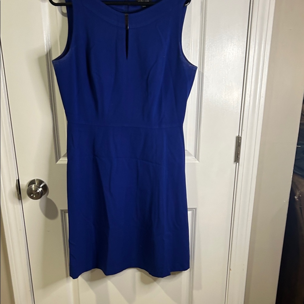 Tahari Woman Royal Blue Mini Dress